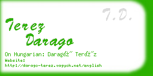 terez darago business card
